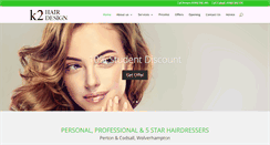 Desktop Screenshot of k2hair.co.uk